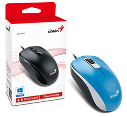 Genius DX110 Optical Mouse, Blue